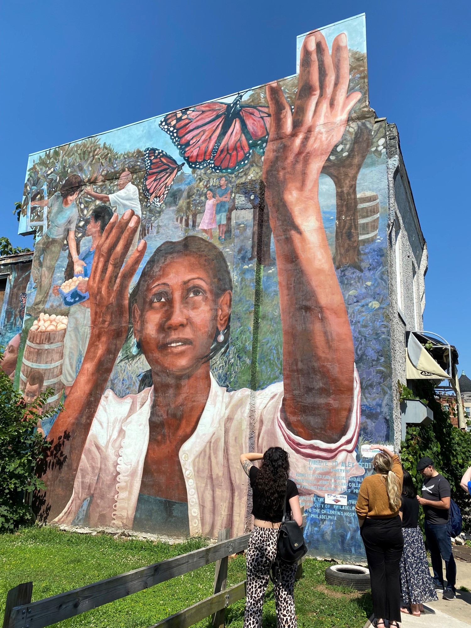 The Alex's Lemondade Stand mural in West Philadelphia